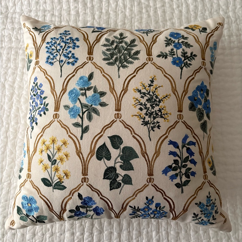 Rifle Paper Co pillow